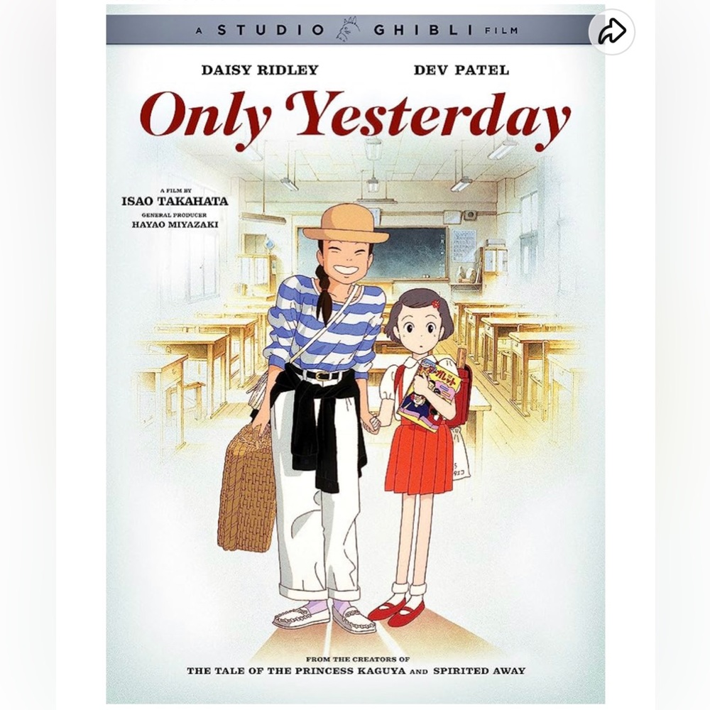 Only Yesterday A Film by Isao Takahata Vtg FACTORY SEALED